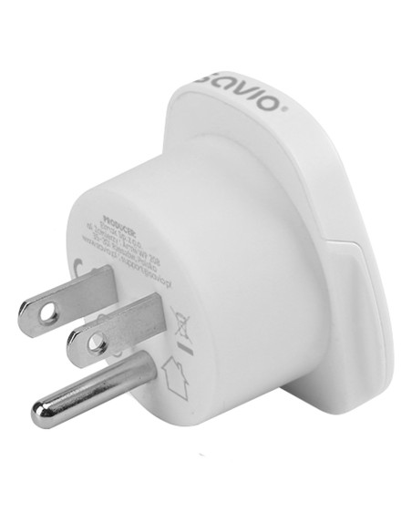 Savio Adapter Podróżny Gniazdo Globalne - Wtyk Us Ap-07