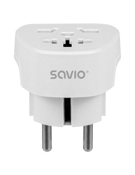 Savio Adapter Podróżny Gniazdo Globalne - Wtyk Eu Ap-06