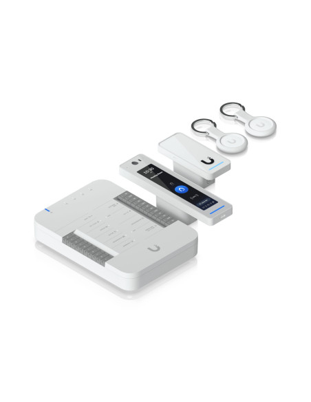 Zestaw Startowy Unifi Access Ubiquiti G3 Pro Ua-G3-Sk-Pro, Czytnik Dostępu G3 Professional + Czytnik G3 + Hub +  Breloki (2 Sztu