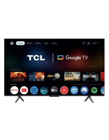 Telewizor Tcl 50C61K Qd-Mini Led 50" 4K Ultra Hd 144Hz Google Tv Dolby Atmos Metaliczny