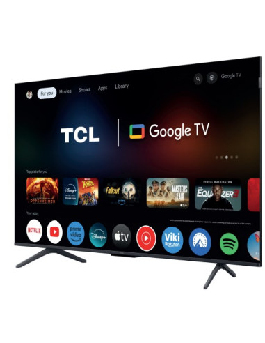 Telewizor Tcl 50C61K Qd-Mini Led 50" 4K Ultra Hd 144Hz Google Tv Dolby Atmos Metaliczny