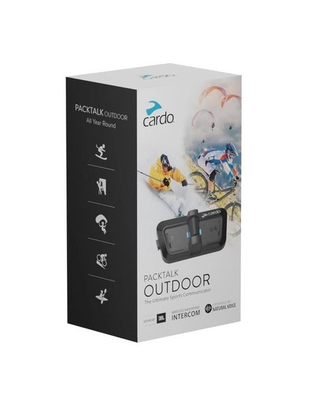 Cardo Packtalk Outdoor Single Interkom Motocyklowy