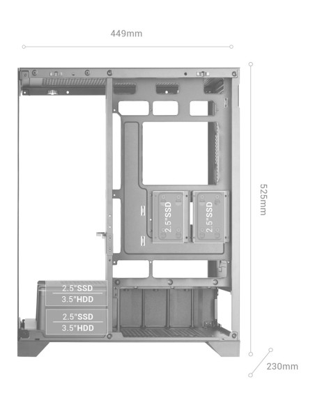 Tacens Mars Mc-Prisma Atx-Obudowa