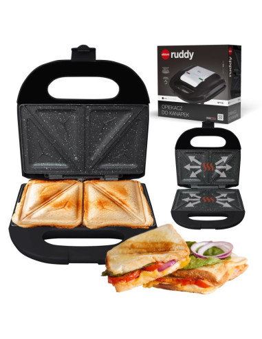 Eldom Sandwich Ruddy, 750 W, Płyty Granitowe St11G