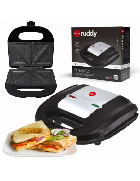 Eldom Sandwich Ruddy, 750 W, Płyty Granitowe St11G