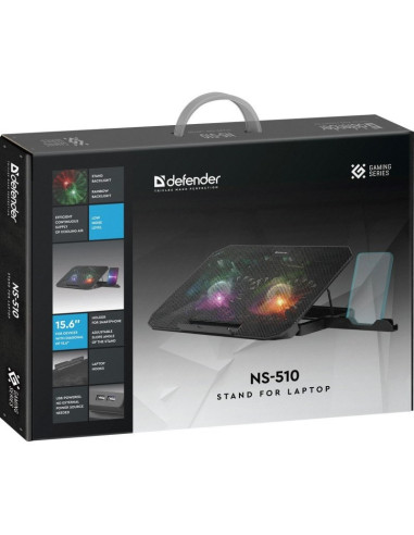 Defender Podstawka Pod Laptopa Ns-510 15.6" 2W 2Xusb Rgb 29510