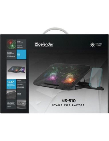 Defender Podstawka Pod Laptopa Ns-510 15.6" 2W 2Xusb Rgb 29510