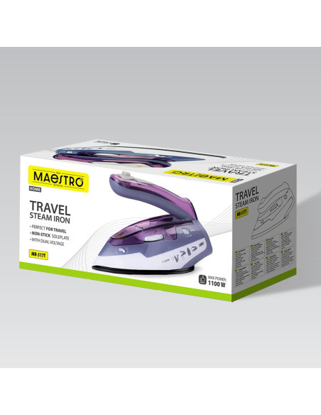 Żelazko Turystyczne 1100W Mr-317T Maestro