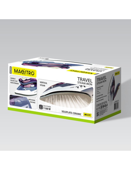 Żelazko Turystyczne 1100W Mr-317T Maestro