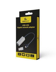 Gembird Karta Sieciowa Usb 3.1 + Type-C Do Lan 2.5Gb/S Szary 2