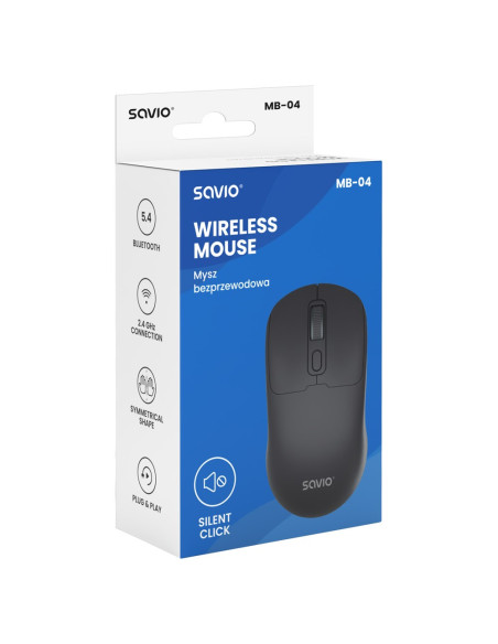 Savio Mysz Bezprzewodowa Bt 2.4 Ghz Mb-04