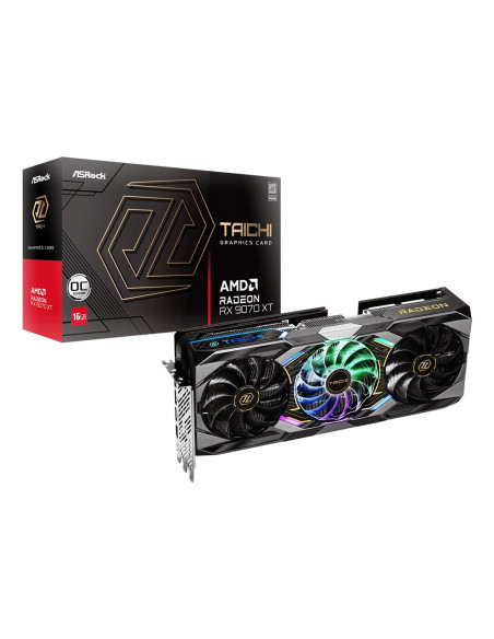 Karta Graficzna Asrock Taichi Radeon Rx 9070 Xt Oc Amd 16 Gb Gddr6