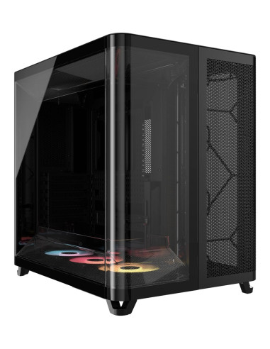 Obudowa Komputera Corsair Air 5400 Rs-R Argb, Midi Tower, Szkło Hartowane, Rgb - Czarne, 3X Wentylatory 120 Mm W Zestawie