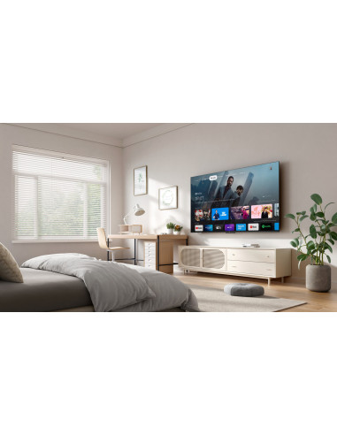 Telewizor Tcl 55P69K Led 55'' 4K Ultra Hd Google Tv Dolby Atmos Dvb-T2 Czarny