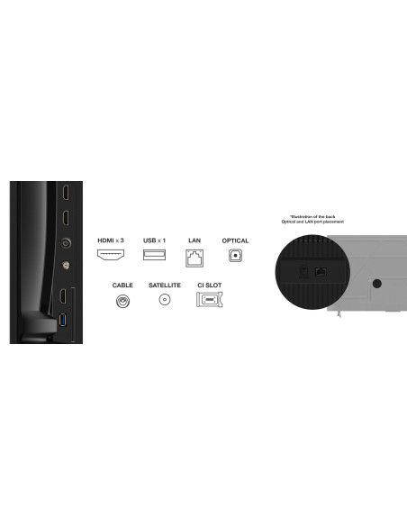 Telewizor Tcl 55P69K Led 55'' 4K Ultra Hd Google Tv Dolby Atmos Dvb-T2 Czarny