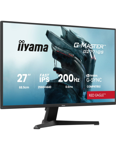 Monitor Iiyama G-Master G2771Qs-B1 27" Fast-Ips - Płaski Ekran