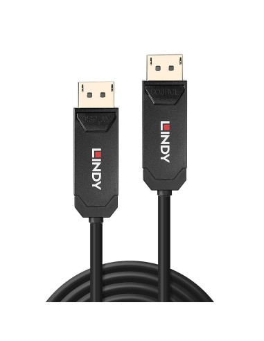Lindy 38520 Kabel Displayport 10 M Czarny