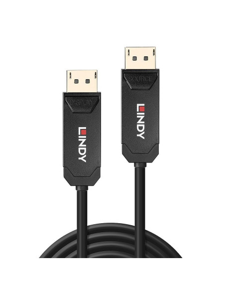 Lindy 38520 Kabel Displayport 10 M Czarny
