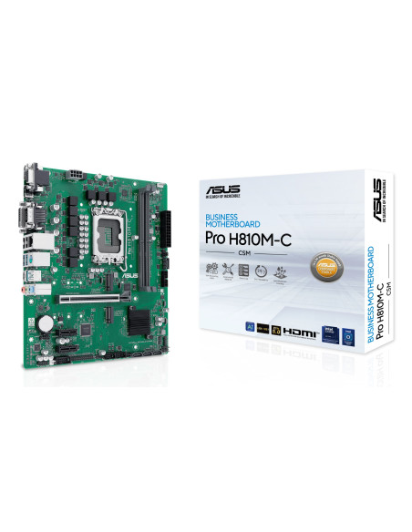 Asus Pro H810M-C-Csm Intel H810 Lga 1851 (Socket V1) Micro Atx