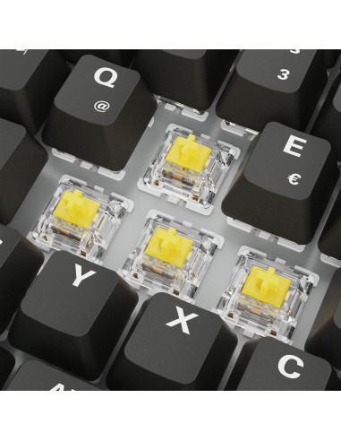 Klawiatura Gamingowa Sharkoon Skiller Sgk50 S3 Pbt - Gateron G Pro 3.0 Żółta