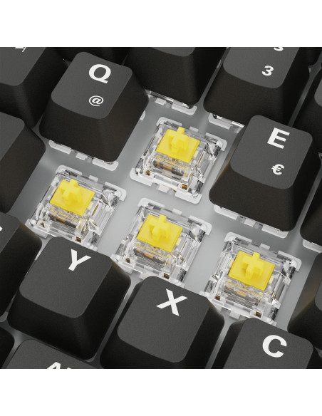 Klawiatura Gamingowa Sharkoon Skiller Sgk50 S3 Pbt - Gateron G Pro 3.0 Żółta