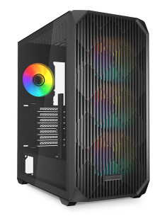 Obudowa Komputerowa Sharkoon Ak3 Rgb Czarne Szkło Hartowane