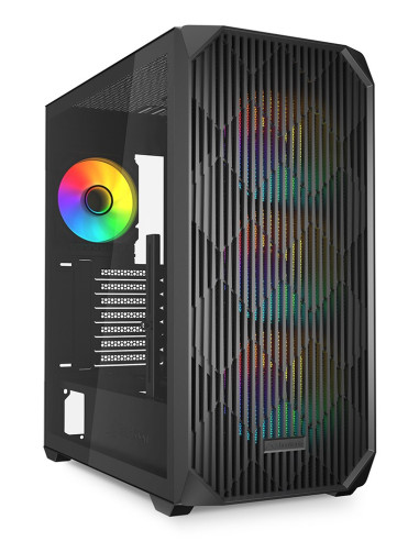 Obudowa Komputerowa Sharkoon Ak3 Rgb Czarne Szkło Hartowane