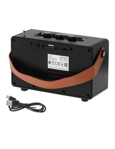 Radio Camry Cr 1902B  Fm Z Bluetooth - Usb-C