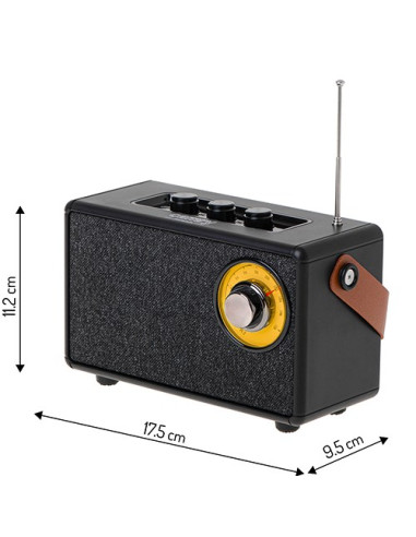 Radio Camry Cr 1902B  Fm Z Bluetooth - Usb-C