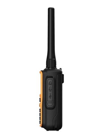 Krótkofalówka Baofeng Uv-5R Eu Mini Usb-C Bluetooth Vhf Uhf Pasmo Lotnicze Orange (Antena 15Cm)