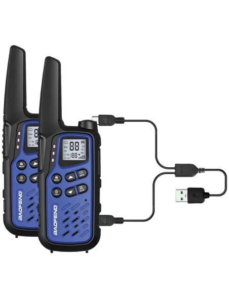 Krótkofalówka Baofeng Bf-T25E Dark Blue, 2 Sztuki