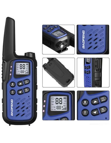 Krótkofalówka Baofeng Bf-T25E Dark Blue, 2 Sztuki