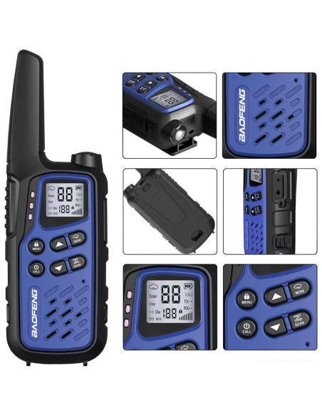 Krótkofalówka Baofeng Bf-T25E Dark Blue, 2 Sztuki