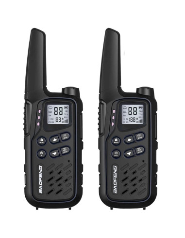 Krótkofalówka Baofeng Bf-T25E Czarna, 2 Sztuki