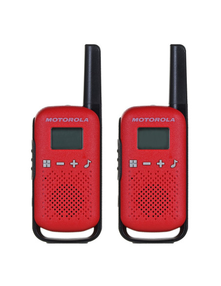 Motorola T42 czerwono czarna obudowa , widok przód
