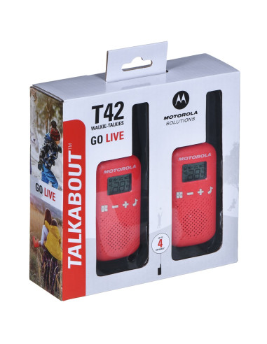 Radiotelefon Wielofunkcyjny Motorola T42 Red opakowanie