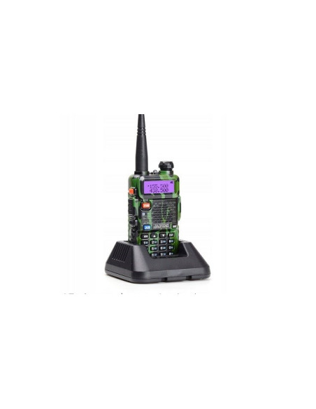 Krótkofalówka Baofeng Uv-5R Htq 1800Mah Camo, Radiotelefon Walkie Talkie Skaner Kamuflaż