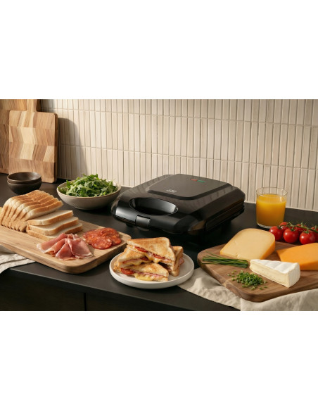 Promis Sandwich-Toster Na 4 Kanapki, Czarny Stp25