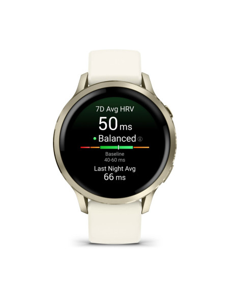 Smartwatch Garmin Venu 4 41Mm Beige Lunar Gold Bone