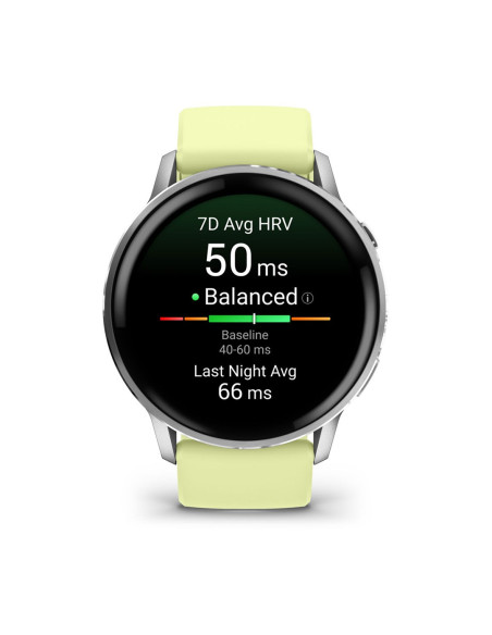 Smartwatch Garmin Venu 4 45Mm Gray Silver Citron