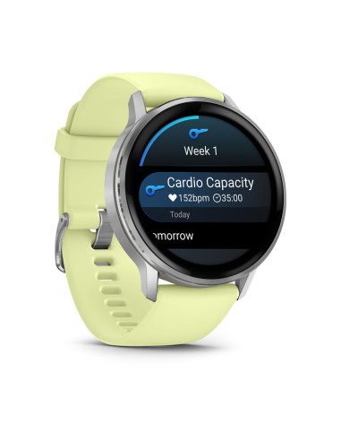 Smartwatch Garmin Venu 4 45Mm Gray Silver Citron