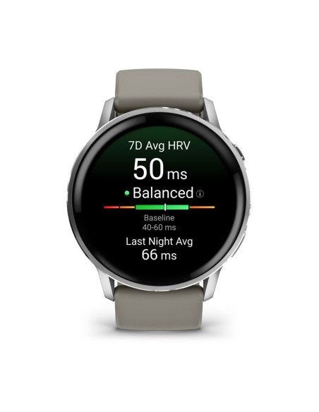 Smartwatch Garmin Venu 4 45Mm Silver Silver Gray