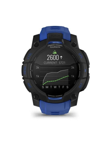 Smartwatch Garmin Instinct 3 Amoled 45Mm Black/Bolt Blue