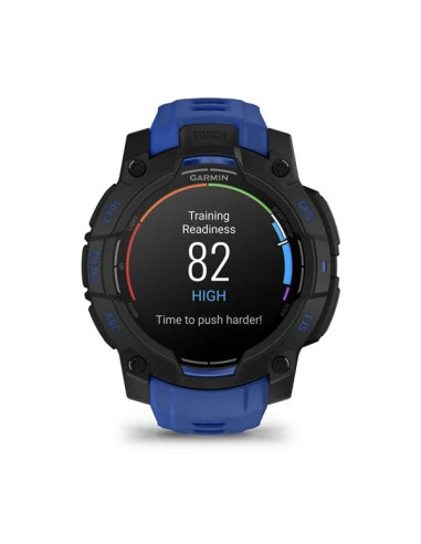 Smartwatch Garmin Instinct 3 Amoled 45Mm Black/Bolt Blue