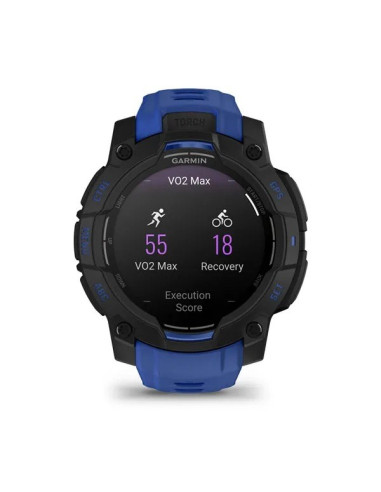 Smartwatch Garmin Instinct 3 Amoled 45Mm Black/Bolt Blue