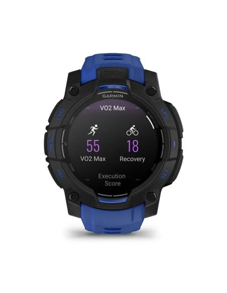 Smartwatch Garmin Instinct 3 Amoled 45Mm Black/Bolt Blue