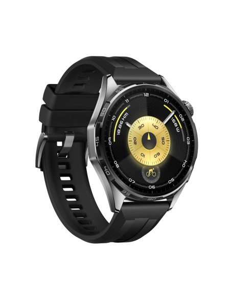 Zegarek Huawei Watch Gt 6 46Mm Inteligentny Z Gps I Amoled, Wodoodporny, Czarny