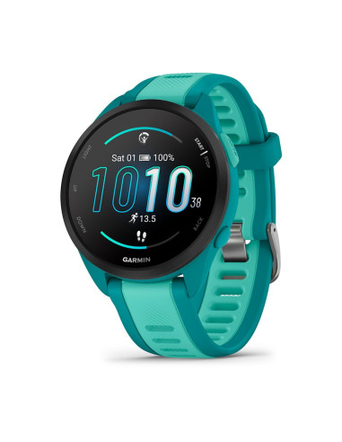 Zegarek Sportowy Garmin Forerunner 165 Music Amoled 43Mm Turquoise Aqua