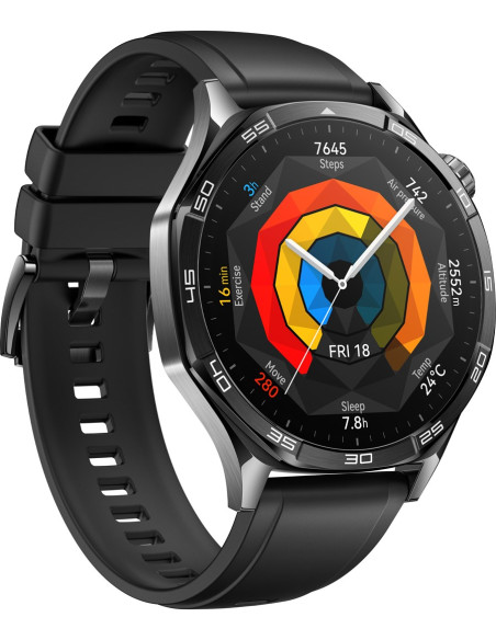 Huawei Watch Gt 5 46Mm Vili-B19F | Smart Watch | Gps (Satellite) | Amoled | 1.43 Inches | Black