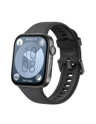 Huawei Watch Fit 3 4,62 Cm (1.82") Amoled Cyfrowy 408 X 480 Px Ekran Dotykowy Czarny Wi-Fi Gps